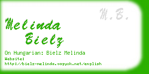 melinda bielz business card